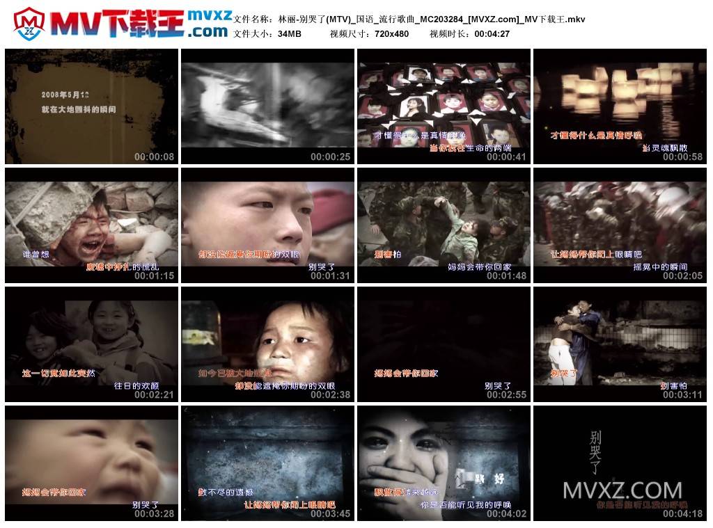 林丽-别哭了(MTV)_国语_流行歌曲_MC203284